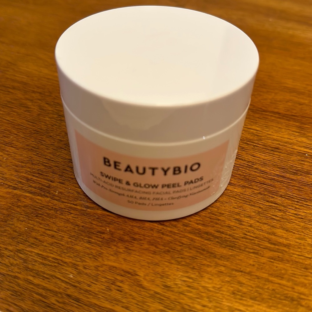 Free with $50 BEAUTYBIO Swipe & Glow Peel Pads aha bha pha prep for facial